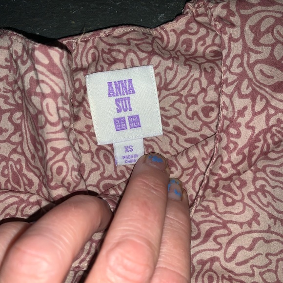 Anna Sui blouse size XS - Picture 9 of 13